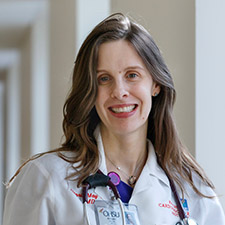 OHSU heart specialist Dr. Abigail Khan, smiling.