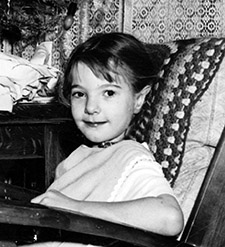 Photo of Carol Lee Davis as a child