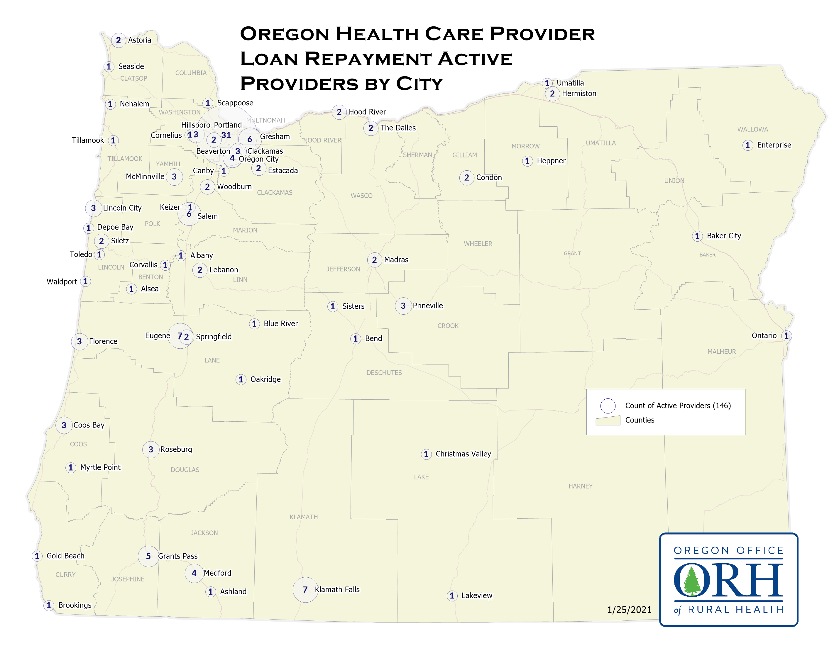 2021 Loan Repayment Map