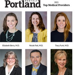 Portraits of six dermatology faculty selected as top medical provider for 2021