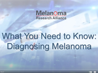 A thumbnail of the MRA meeting Diagnosing Melanoma