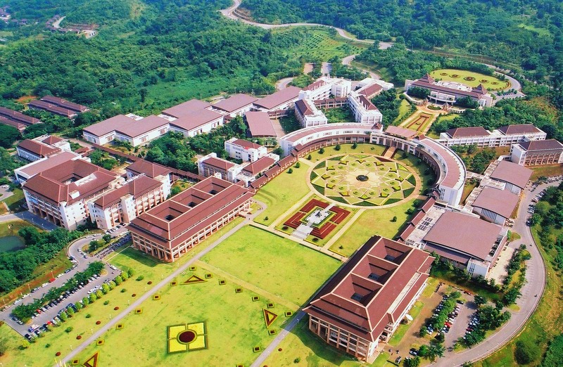 A bird's eye view of Mae Fah Luang University
