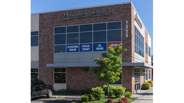 Entryway of Adventist Parkrose building