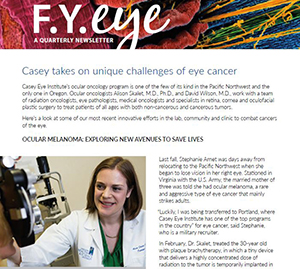 Cover image of the FYE Newsletter