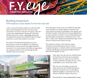 Cover image of the FYE Newsletter