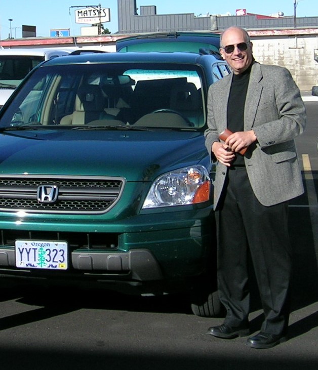 LJ Fagnan with his vehicle