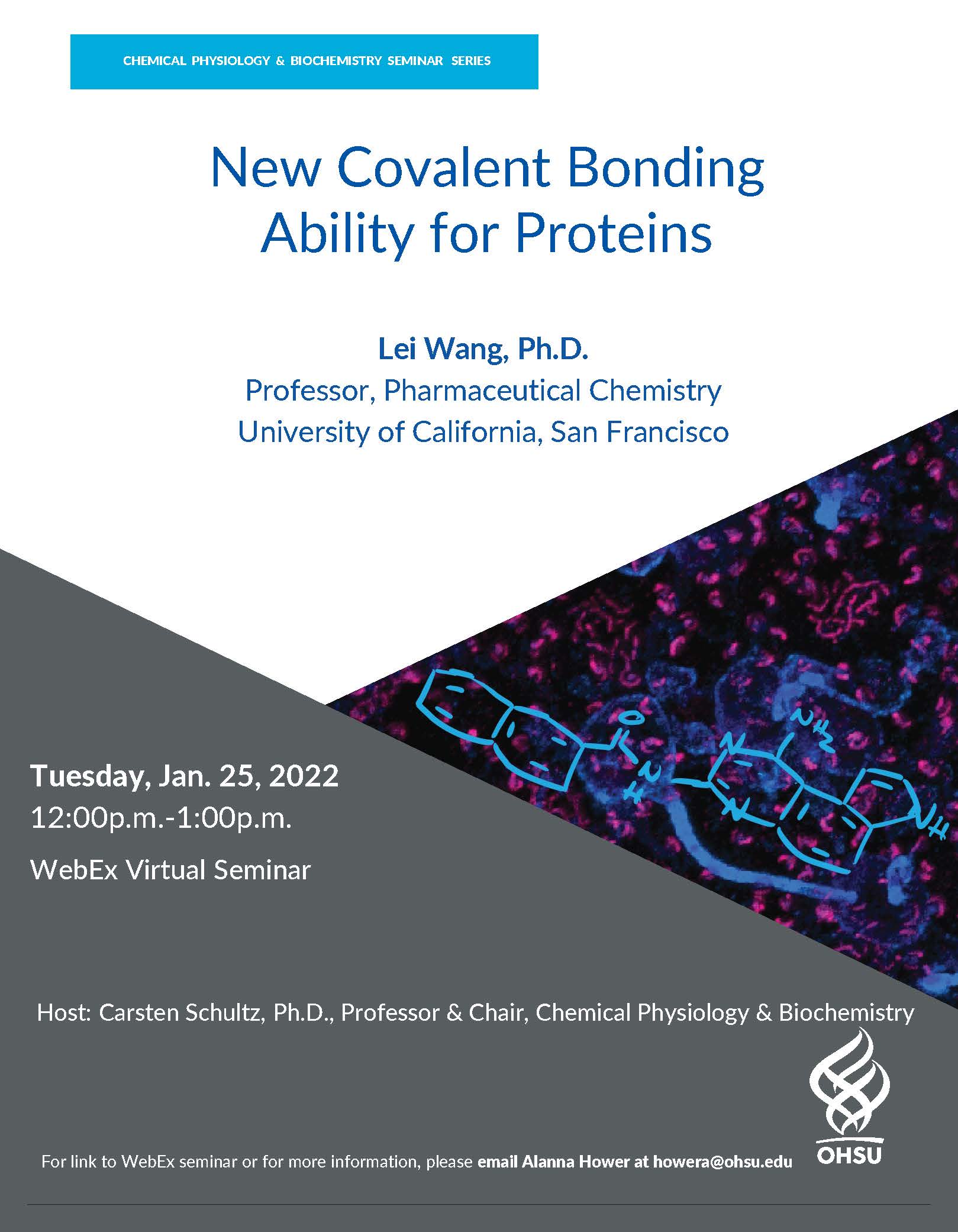Seminar Speaker Flyer Dr. Wang