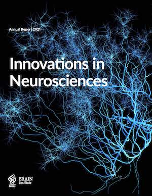 OHSU Brain Institute Innovations Annual Report 2021 booklet cover