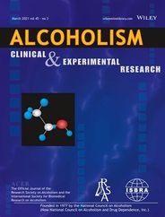 Cover of Alcoholism Clinical and Experimental Research Journal