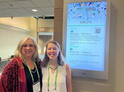 Drs. Lisa Coussens and Amy Moran, AACR 2022