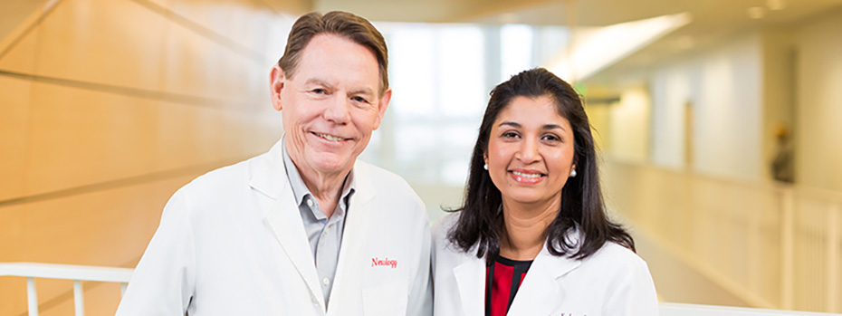 Dr. Bourdette and Dr. Yadav