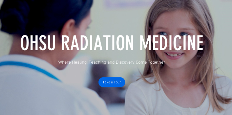 Virtual tour of Radiation Medicine Department at OHSU, capstone project.