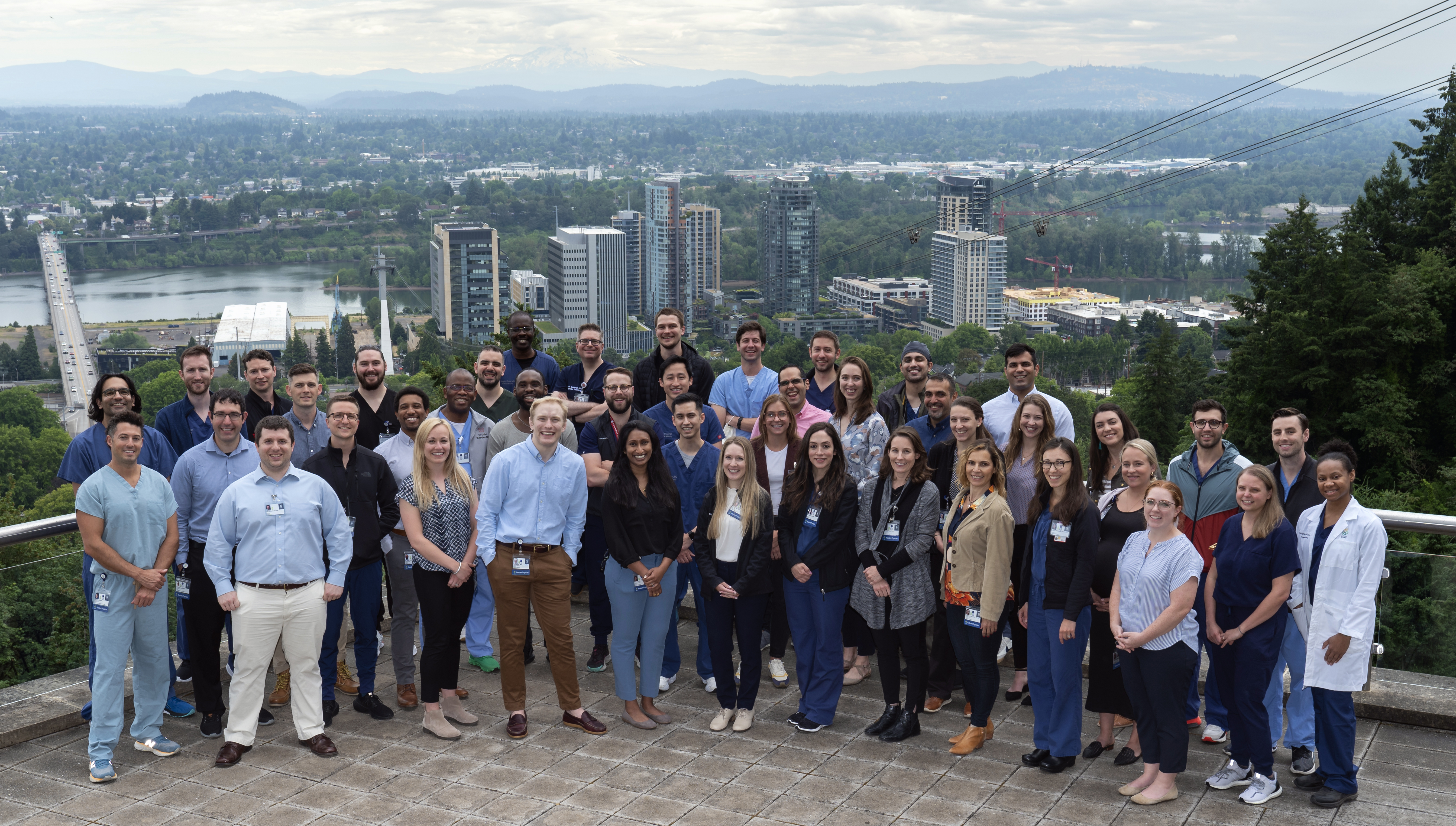 Group photo of Diagnostic Radiology 2022 residents and fellows