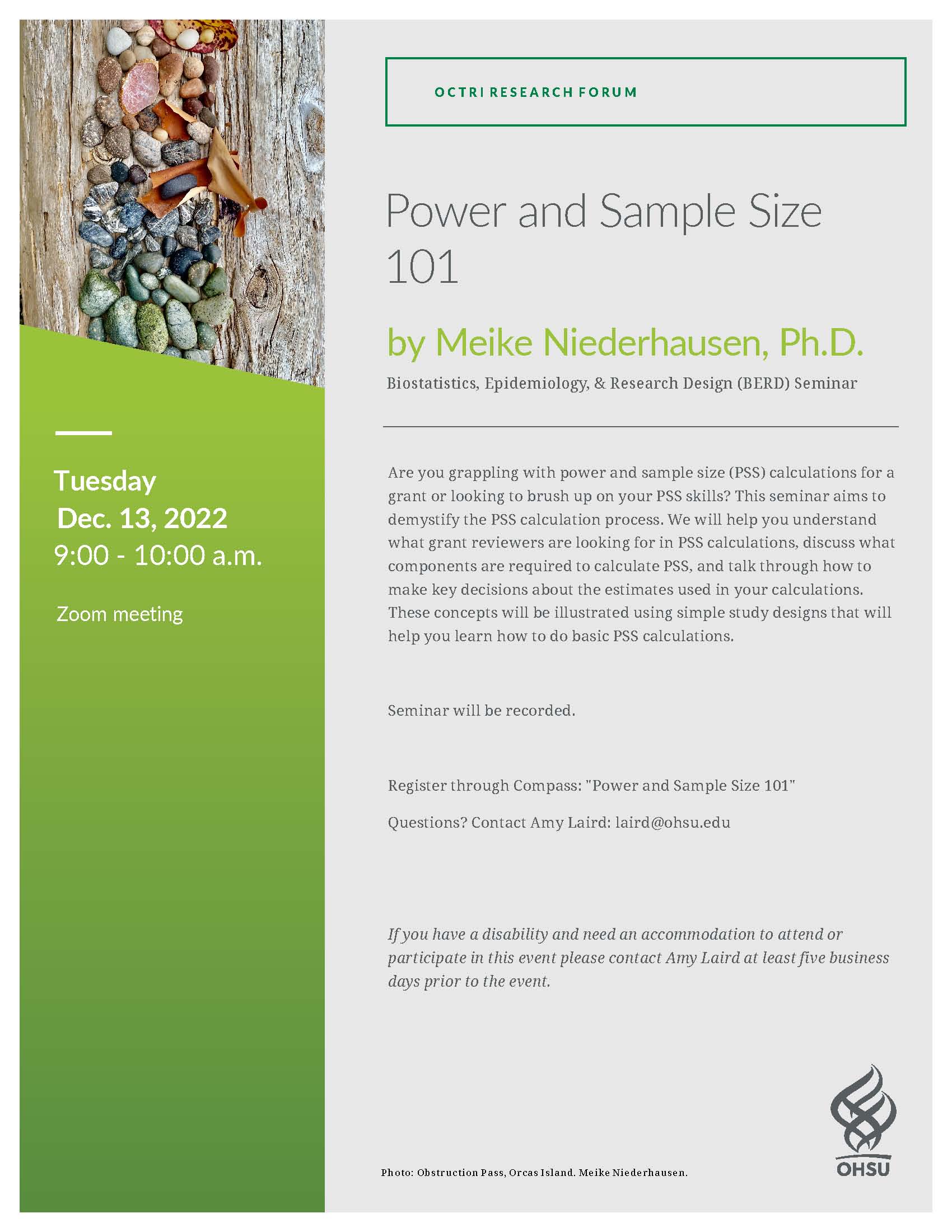 Power and Size Sample Size 101 Flyer