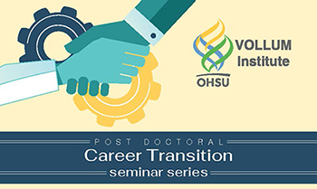 Postdoc Career Transition Seminar Series flyer
