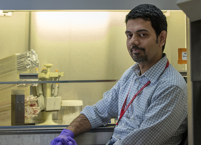 Sudershan Anand, Ph.D., is one of hundreds of OHSU cancer scientists.