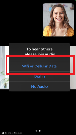 Zoom wifi or Cell data