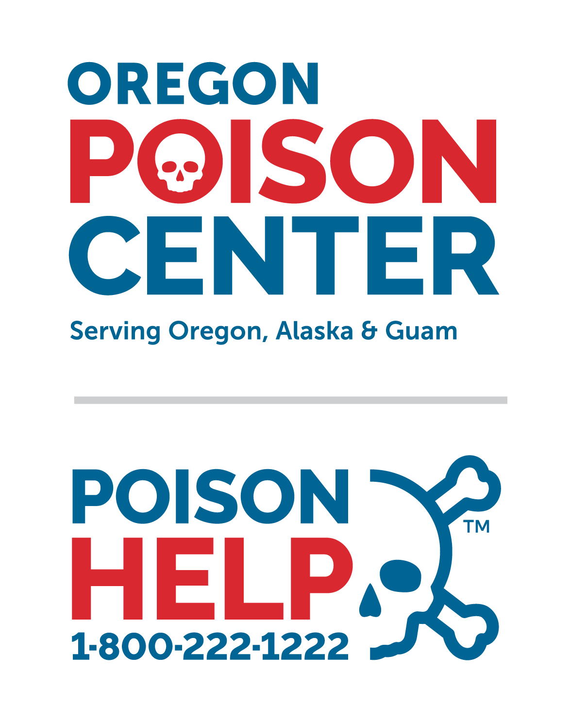 Oregon Poison Center vertical logo 2022