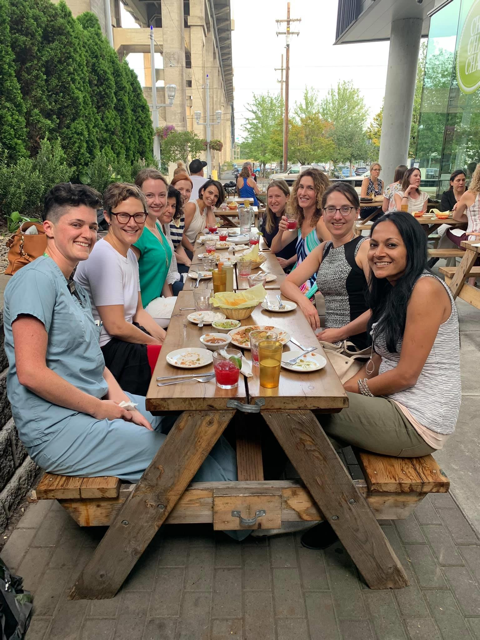 Summer social event in 2019 was "Tapas by the Tram". We enjoyed food, drinks and camaraderie outside at ChaChaCha waterfront.