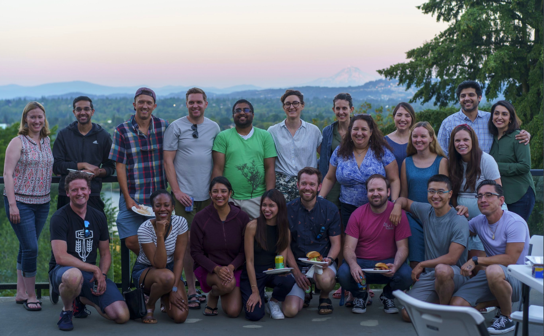 Photograph of Fellowship directors, PCCM faculty, and fellows