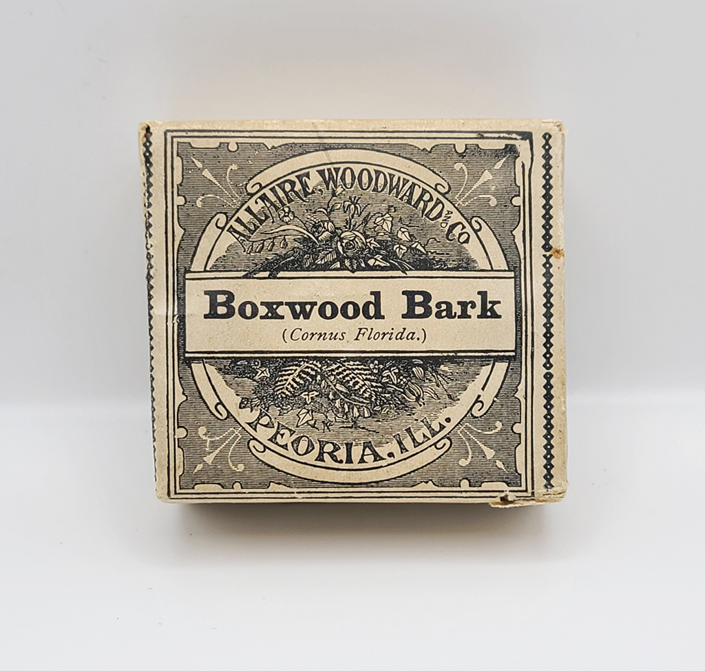 White box displays laebl for "Boxwood Park"