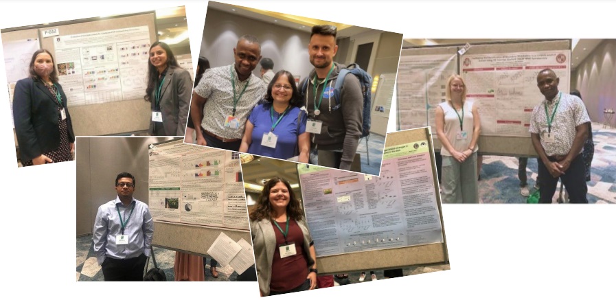 BENFRA group photo collage at American Society of Pharmacognosy conference in Bethesda, MD 2023