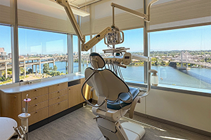 A sample image from the virtual tour showing a dental chair