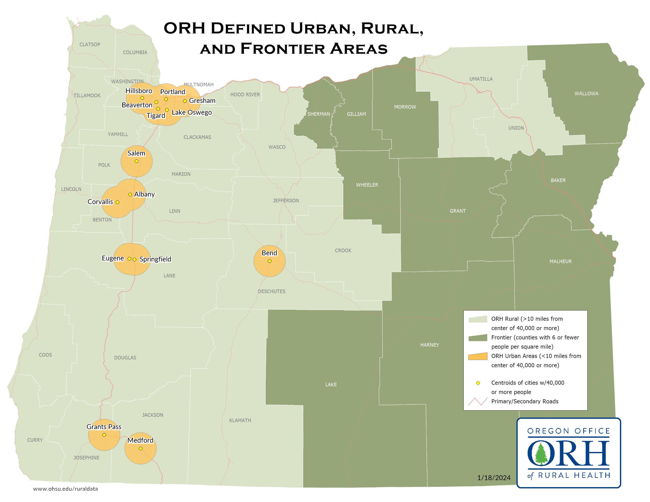 ORH Urban Rural map 2024