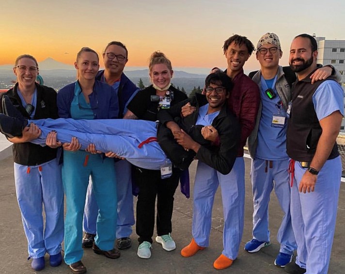 Surgery Residents 2024 - heli launch pad