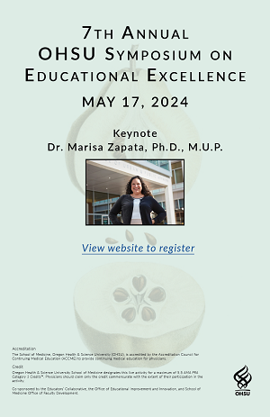 Flyer for May 17, 2024 Symposium on Educational Excellence