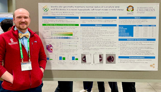 Eric with his PAS poster