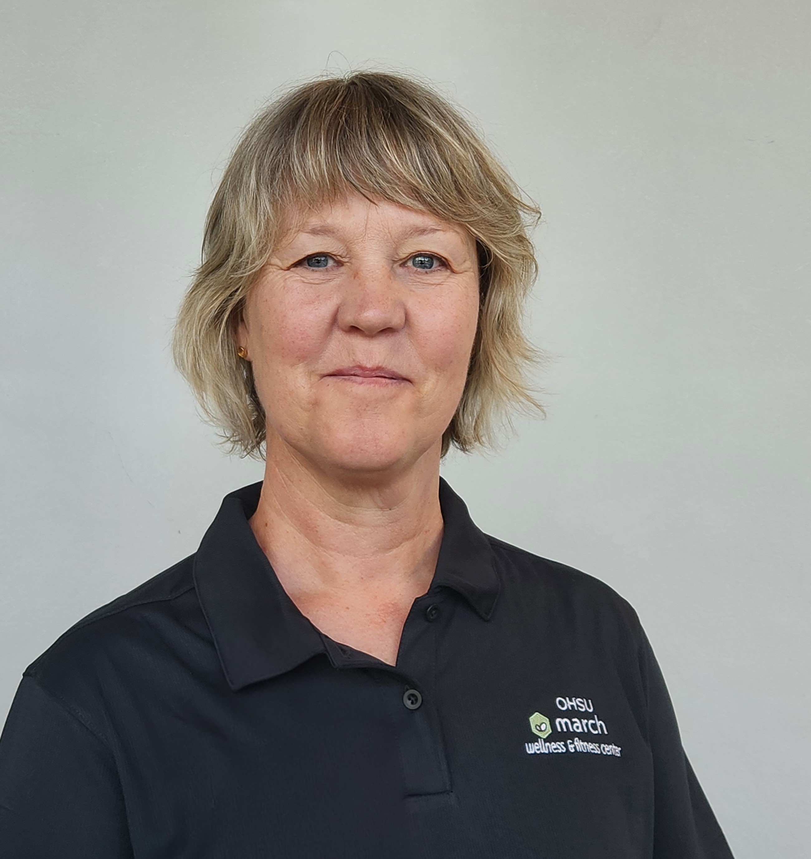 Image of Narangkar Glover in march wellness navy shirt