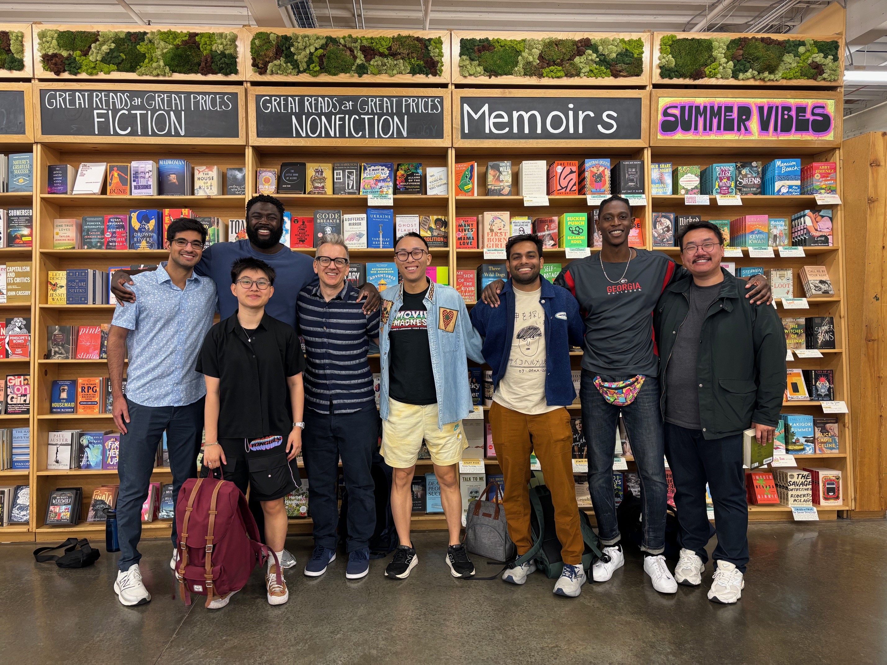 Residents visit Powell's Bookstore on a CAP outing 