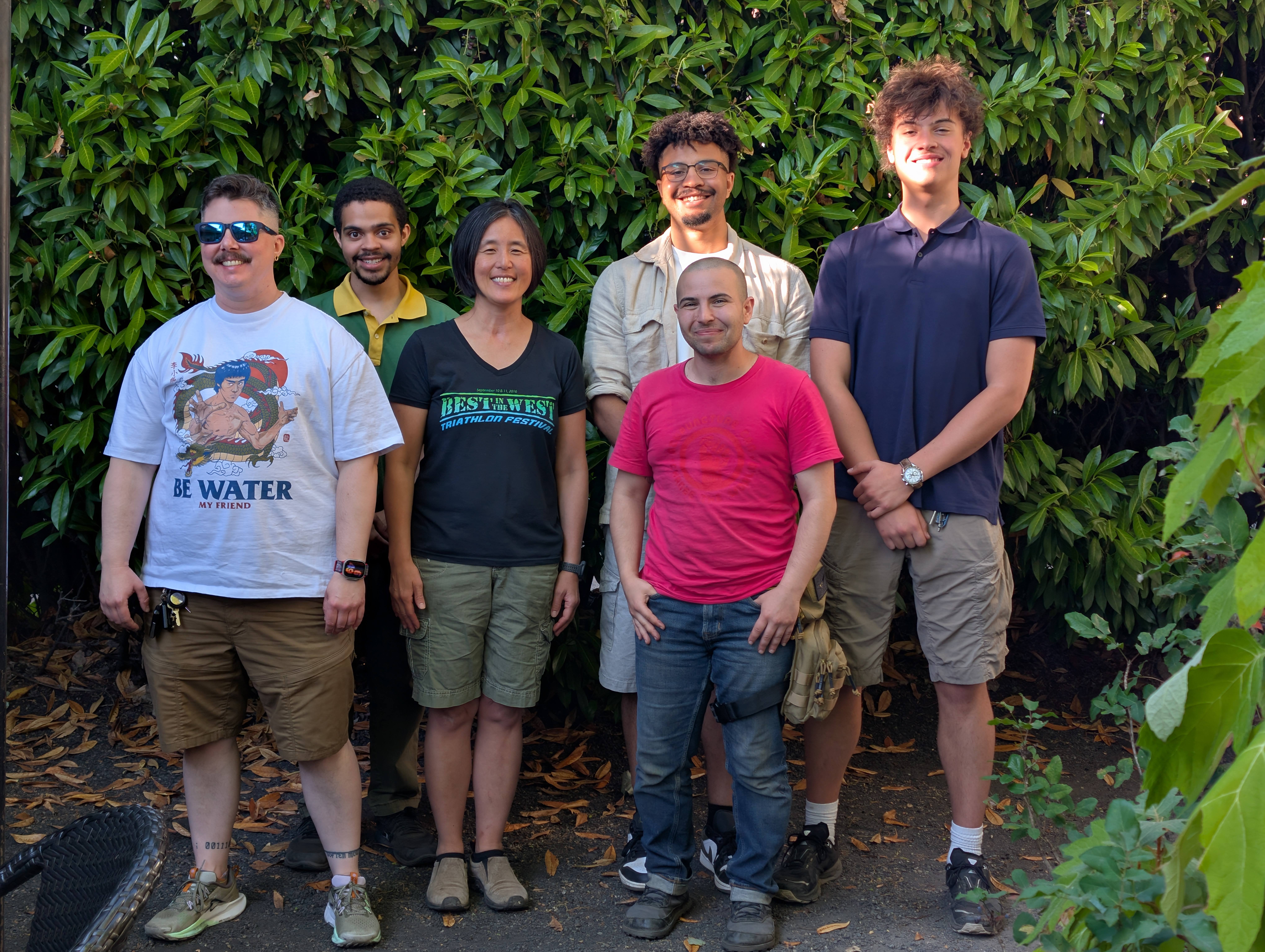 Lab members at McMenamins dinner in August 2025