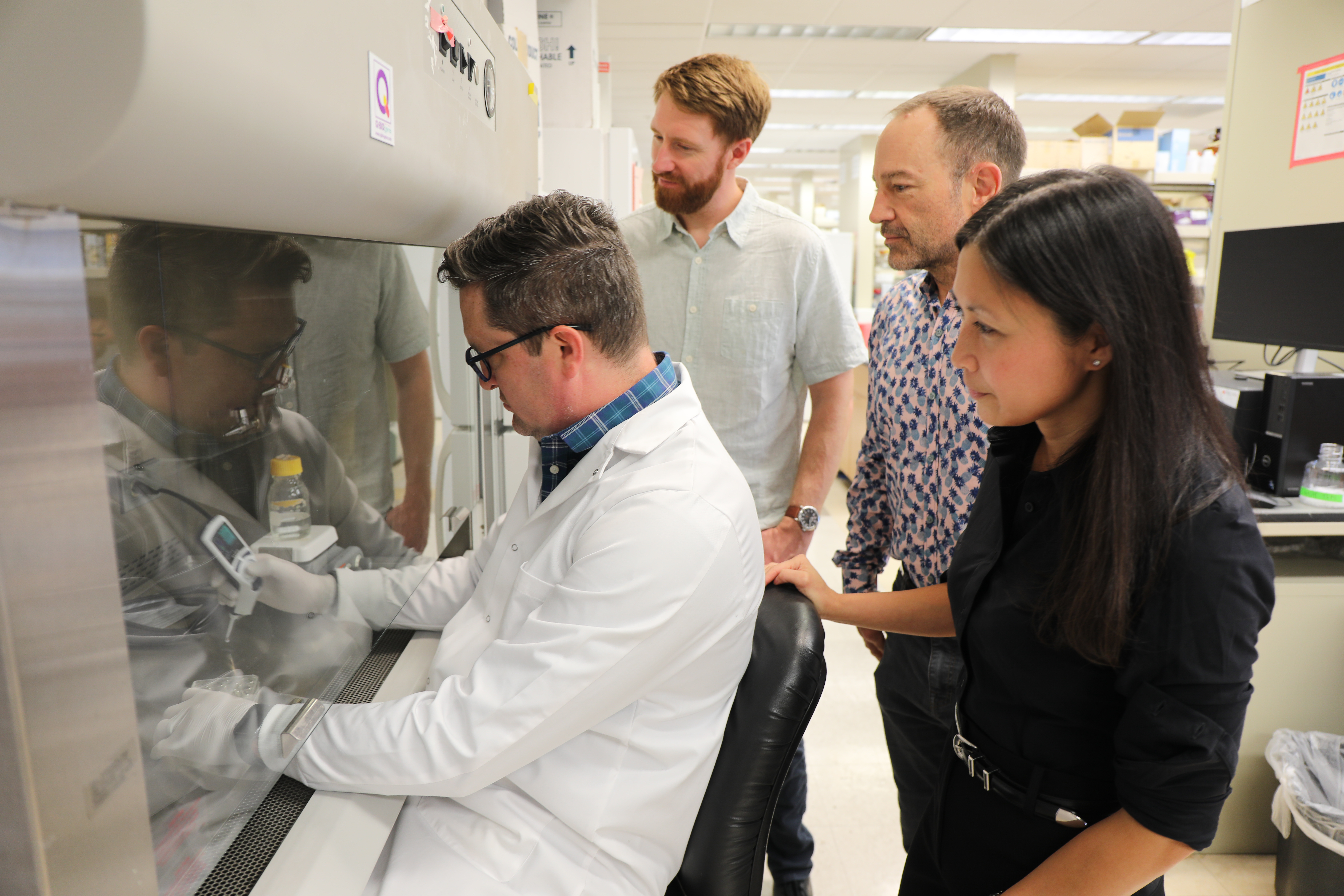 Jamie Lo, Benjamin Burwitz, James Frank. Matthias Schabel