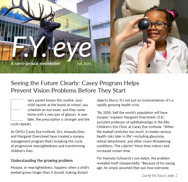 An image of the front of the newsletter. It has images across the top third and text over the bottom two thirds of the page.