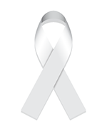 white ribbon