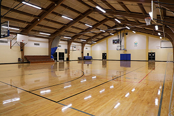 OHSU Student Center's basketball court.