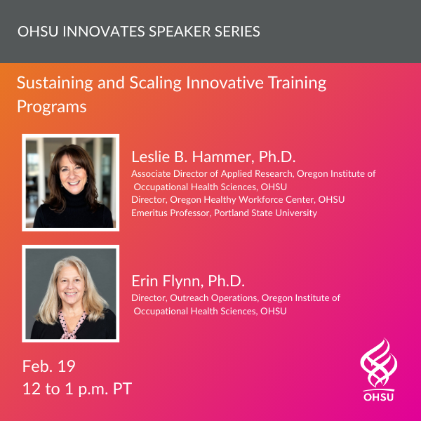 Sustaining and Scaling Innovative Training Programs