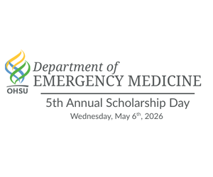 Department of Emergency Medicine Scholarship Day Announcement 2026
