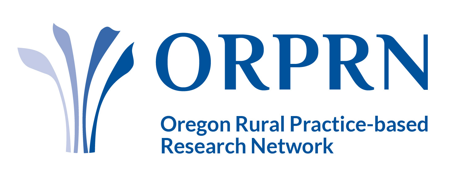 Blue Oregon Rural Practice-based Research Network Logo 