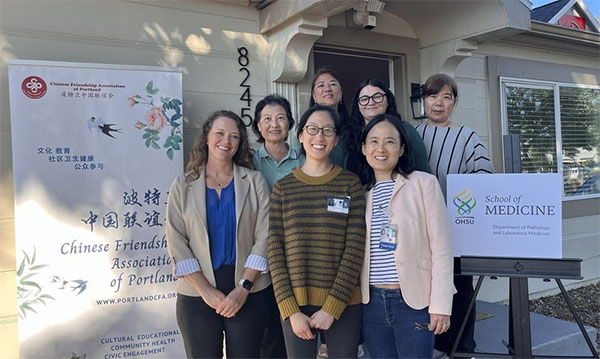 OHSU Pathology Outreach with Chinese Friendship Association
