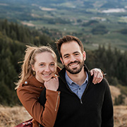 Photo of Austen Yeager with her partner