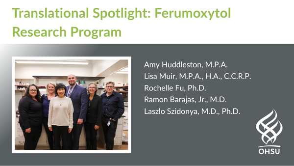 2026 OHSU Innovation Day: Translational Spotlight: Ferumoxytol Research Program