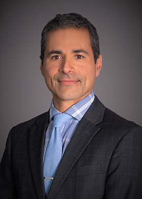 Portrait of Dr. Khashayar Farsad, interventional radiologist at OHSU.