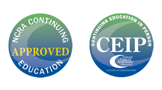 NCRA Continuing Education Approved and CEIP Continuing Education in Person logos