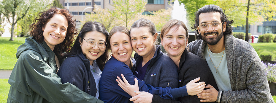 The 2026 maternal-fetal medicine fellows posing.