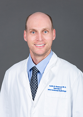 Portrait of Dr. Keith Quencer, interventional radiologist at OHSU