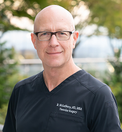 Portrait of Dr. Robert McLafferty, vascular surgeon at OHSU.
