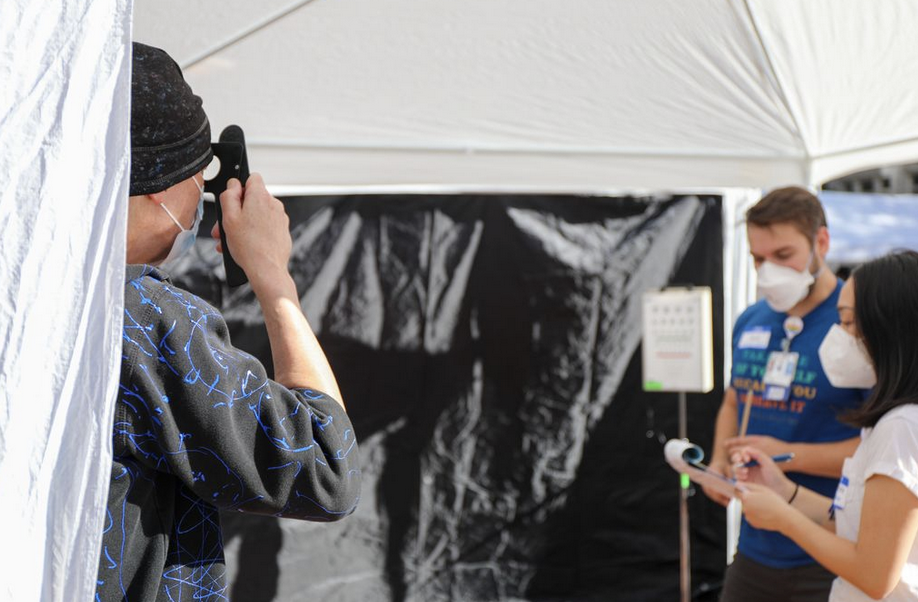 Health Equity Fair Vision test